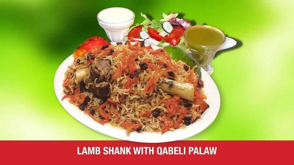 Lamb Shank with Qabeli Palaw